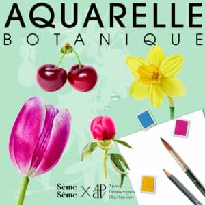 Cours illustration botanique à l'aquarelle